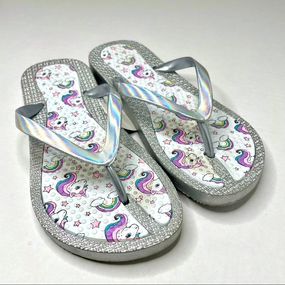 Girls Unicorn 🦄 Details Flip flops